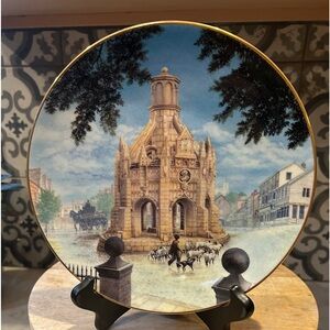 1992 DAVID WINTER CHICHESTER CROSS PLATE - BNIB - RETIRED & RARE- NUMBERED